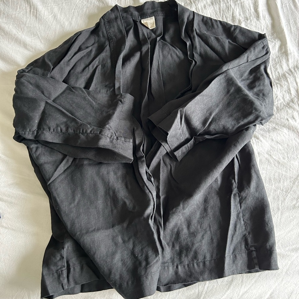 Deji Studios Linen Wrao Set